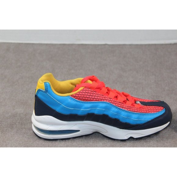Nike Air Max 95 Now Boys Size 6.5Y Multicolor Athletic Shoes Sneakers AV2289-600 - Picture 8 of 16